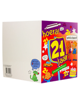 Verjaardagskaart 21 Jaar 16,5cm